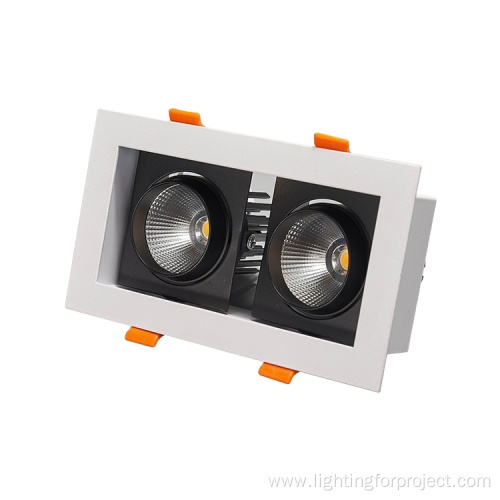 square cob downlight customized 2*7w